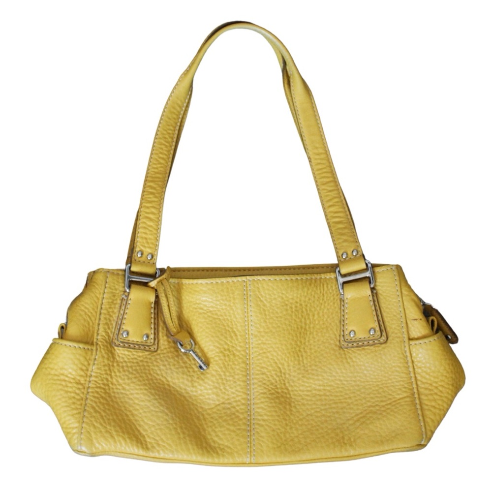 Vintage Fossil Yellow Y2K Shoulder Bag
